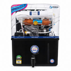 HIREX Energy Aqua Grand+ RO Water Purifier | RO + UV + TDS Controller | Advanced Multistage Water Purification | Pure & Safe Drinking Water